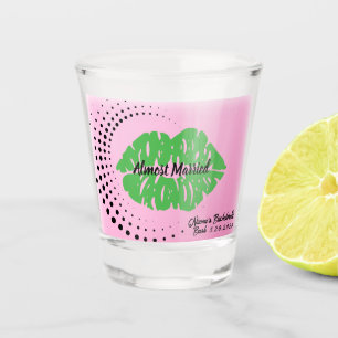 "Bijna Getrouwd" Groen van Jaloezie Hete Lippen Shot Glas
