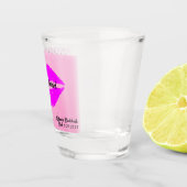 "Bijna Getrouwd" Paarse Passie Kus Shot Glas (Rechts)