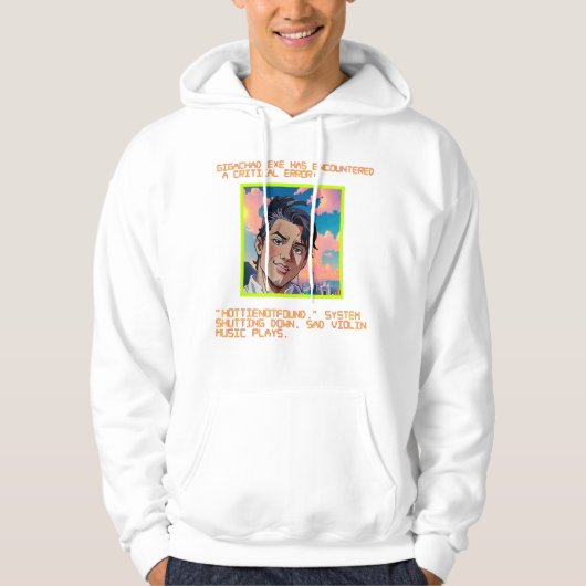 Bijna Gigachad Hoodie (Voorkant)