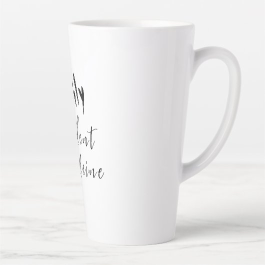 Bijna helemaal afhankelijk van koffie Halloween Latte Mok (Rechts)