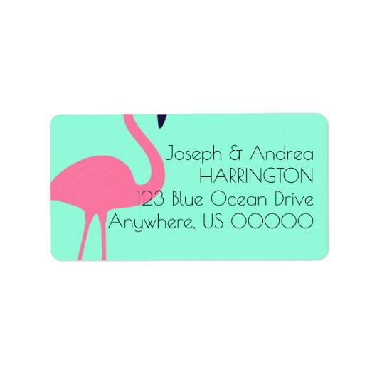 Bijna het Etiket van het Adres van de Terugkeer Fl (Voorkant)