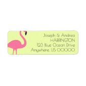 Bijna het Etiket van het Adres van de Terugkeer Fl (Voorkant)