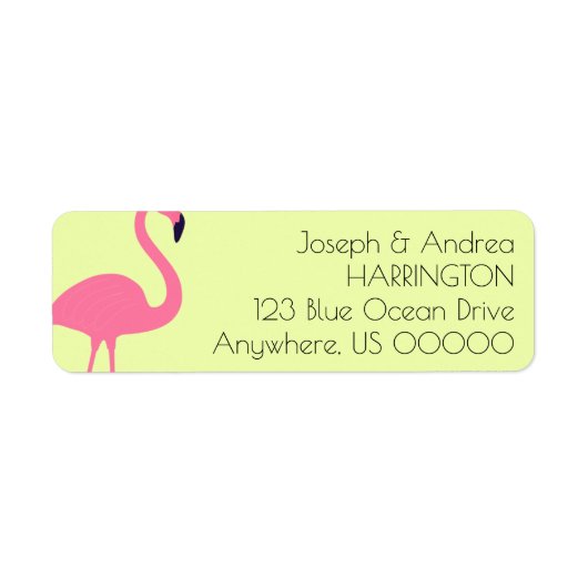 Bijna het Etiket van het Adres van de Terugkeer Fl (Voorkant)