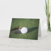 Bijna in Golfbal op de groene Kaart (Voorkant)
