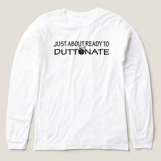 Bijna klaar om te Duttoneren Tri-Blend Shirt (Voorkant)