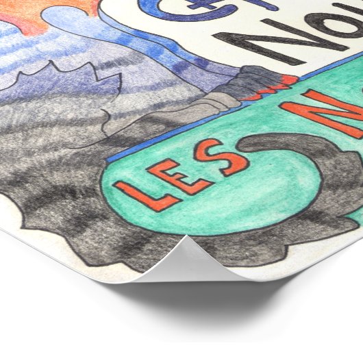 Bijna Le Chat Noir, poster Ginger Nuts (Hoek)