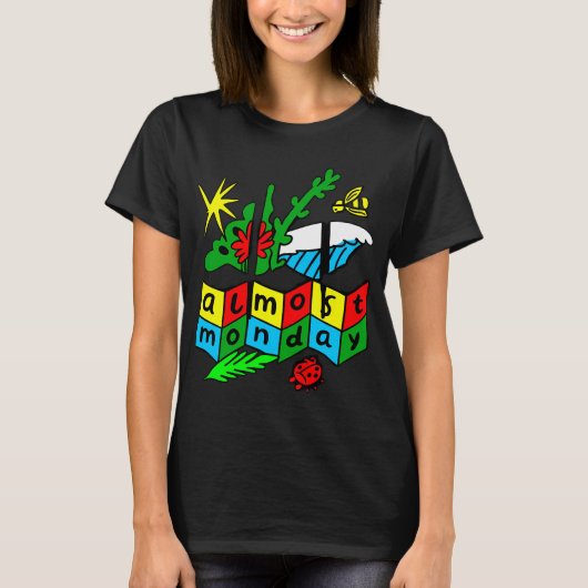 Bijna maandag t-shirt (Voorkant)