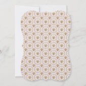 Bijna Mauve Lila gouden olievuldenbonen Kaart (Achterkant)