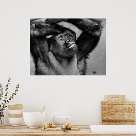 Bijna menselijk poster (Keuken)