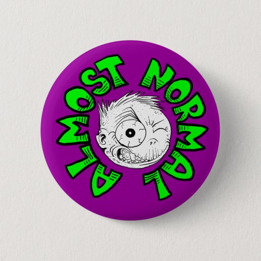 Bijna normaal ronde button 5,7 cm (Voorkant)
