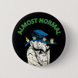 Bijna normaal ronde button 5,7 cm
