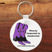 Bijna ontkoppeld in Deadwood Boots Sleutelhanger (Voorkant)