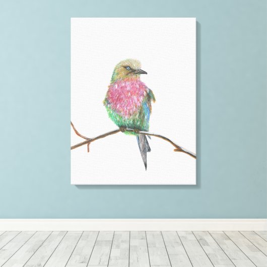 bijna onwerkelijk canvas afdruk (Insitu (Houten vloer))