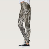 Bijna Overal 2 Zwarte & Witte Acryl Schildering Leggings (Links)