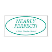 "BIJNA PERFECT!" Rubberstempel sorteren Zelfinktende Stempel (Design)