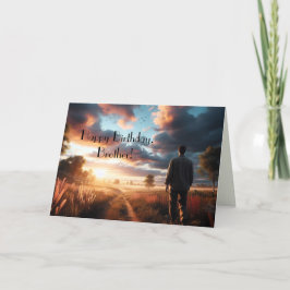 BIJNA PERFECTE BROEDER VERJAARDAG KAART