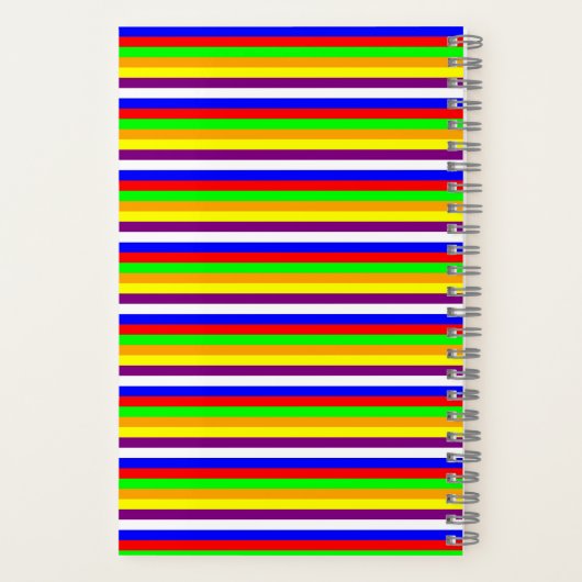 Bijna-regenboogstrips Notitieboek (Achterkant)