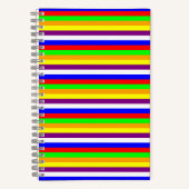 Bijna-regenboogstrips Notitieboek (Voorkant)