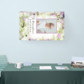 Bijna roze Hydrangea Bloem Begrafenis Gedenkteken Spandoek (Beurs)