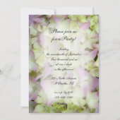 Bijna-roze hydrangea-bloemen Alle bezoekers Kaart (Voorkant)