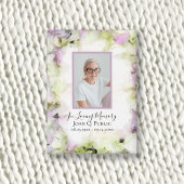 Bijna roze Hydrangea Waterverf begrafenismonument Button