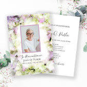 Bijna Roze Hydrangea Waterverf Dood Jubileum Kaart