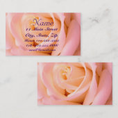 Bijna-roze profielkaart visitekaartje (Voorkant / Achterkant)