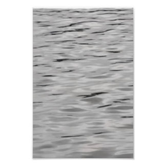 Bijna Stil | Minimale Abstracte Water  Foto Afdruk