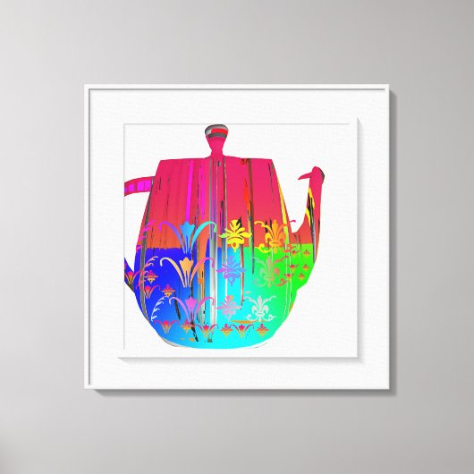 Bijna Theetijd Canvas Afdruk (Voorkant)