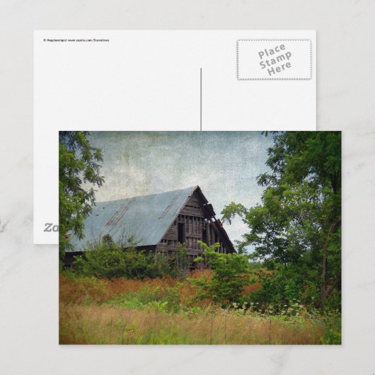 Bijna vergeten, verlaten briefkaart (Voorkant / Achterkant)