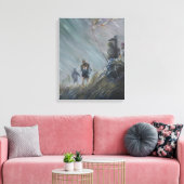 Bijna verloren in 2014 canvas afdruk (Insitu (Woonkamer))