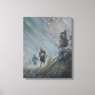 Bijna verloren in 2014 canvas afdruk