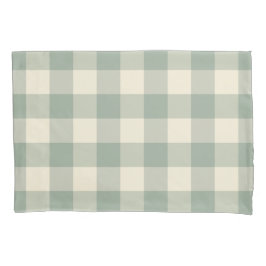 Bijna wakker Gingham - geruit langs de rivier. Kussensloop