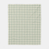 Bijna wakker Gingham - Geruite rivier. Fleece Deken (Voorkant)