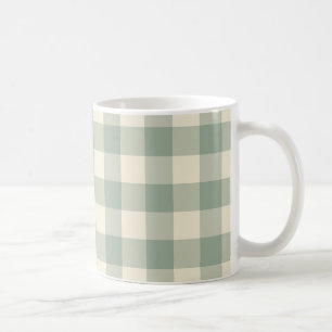 Bijna wakker Gingham - Geruite rivier. Koffiemok