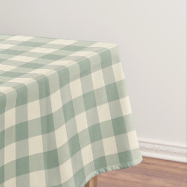 Bijna wakker Gingham - Geruite rivier. Tafelkleed