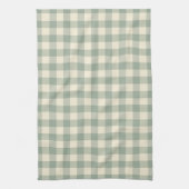 Bijna wakker Gingham - Geruite rivier. Theedoek (Verticaal)