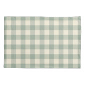 Bijna wakker Gingham - langs de rivier geruit. Kussensloop (Achterkant)