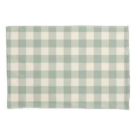 Bijna wakker Gingham - langs de rivier geruit. Kussensloop