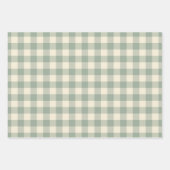 Bijna wakker Gingham - Langs de rivier plaid. Inpakpapier Vel (Voorkant)
