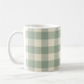 Bijna wakker Gingham - Langs de rivier plaid. Koffiemok (Links)