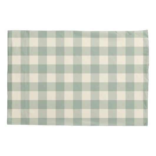Bijna wakker Gingham - Langs de rivier plaid. Kussensloop (Achterkant)