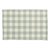 Bijna wakker Gingham - Langs de rivier plaid. Kussensloop (Voorkant)