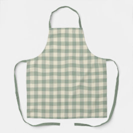 Bijna wakker Gingham - Langs de rivier plaid. Schort