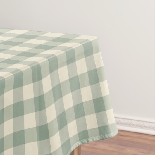Bijna wakker Gingham - Langs de rivier plaid. Tafelkleed (Voorbeeld)