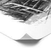 Bijna zoals wandkunst in het thuisland poster (Hoek)