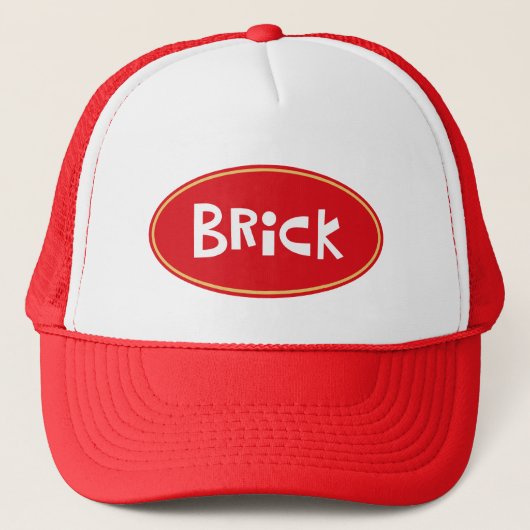 Bijnaam BRICK Trucker Pet (Voorkant)