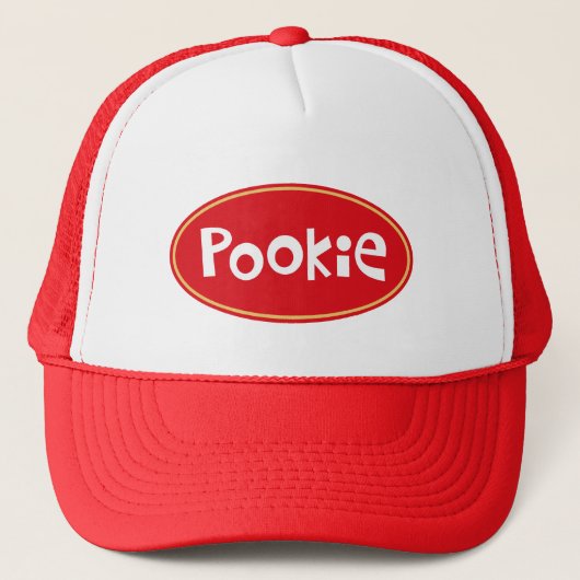 Bijnaam POOKIE Trucker Hoed Trucker Pet (Voorkant)