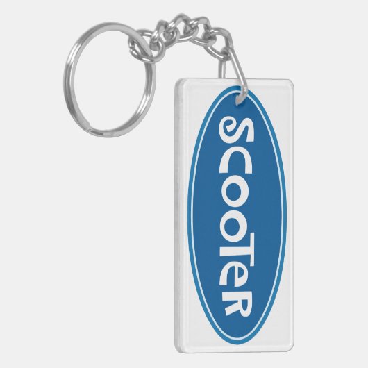 bijnaam "SCOOTER"-sleutelhanger Sleutelhanger (Voorkant Links)