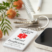 bijnierinsufficiëntie sleutelketen 2 sleutelhanger (Voorkant Rechts)